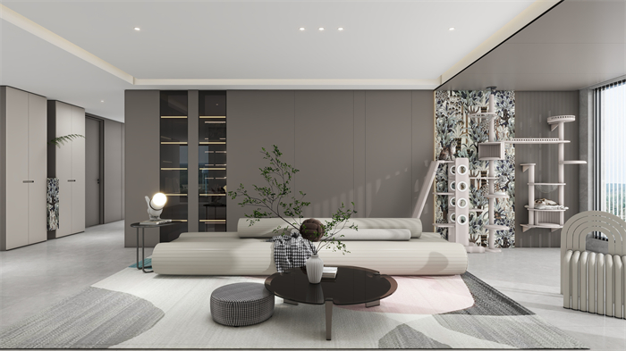 整家定制方案,全屋空間一體化設計、一站式配齊